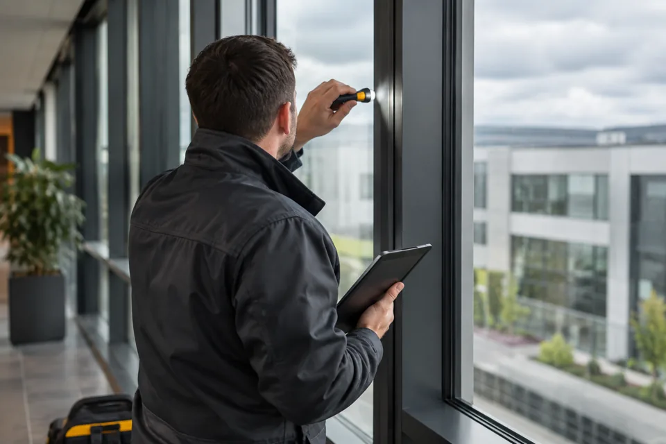 Illustrative scene: property inspections
